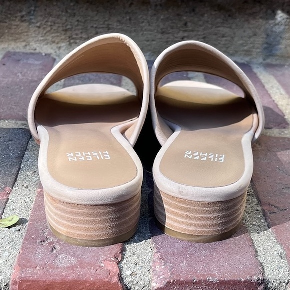 Eileen Fisher "Koko 2" raffia slides - size 7 - Picture 4 of 5